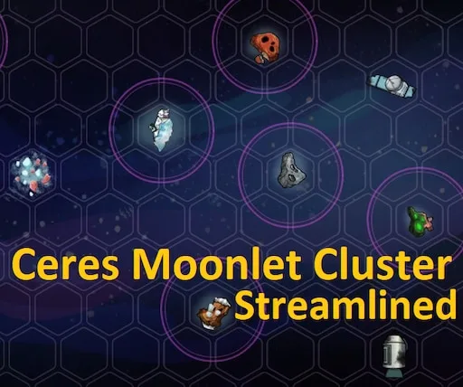 Ceres Moonlet Cluster Streamlined 预览