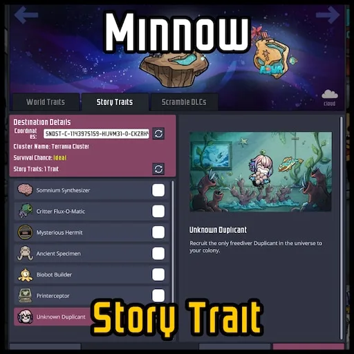 Minnow Story Trait 预览
